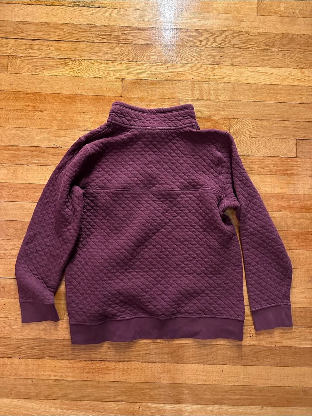 Patagonia Sweatshirt Mens XL Organic Cotton Quilt Snap-T Pullover Purple
